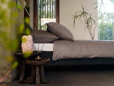 Kayori dekbedovertrek Akemi Tencel Antracite