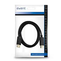 Kabel DisplayPort Ewent Zwart Afmeting 2 m - thumbnail