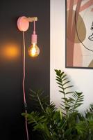 Lucide POLA - Wandlamp Kinderkamer - Ø 12 cm - 1xE27 - Roze - thumbnail