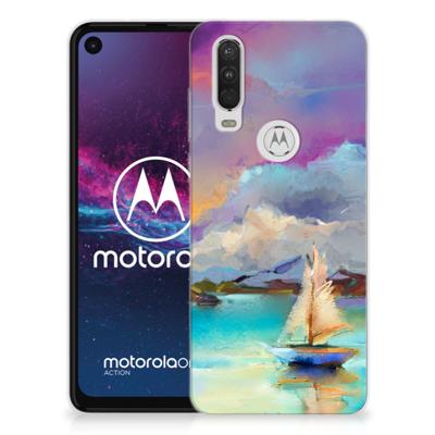 Hoesje maken Motorola One Action Boat