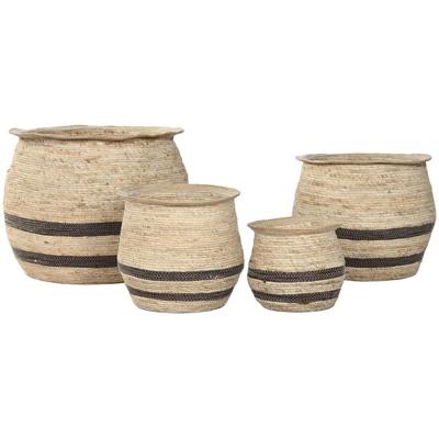 Home ESPRIT Bruin Vezel Arabisch 60 x 60 x 52 cm (4 Stuks)