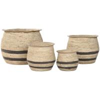 Home ESPRIT Bruin Vezel Arabisch 60 x 60 x 52 cm (4 Stuks) - thumbnail