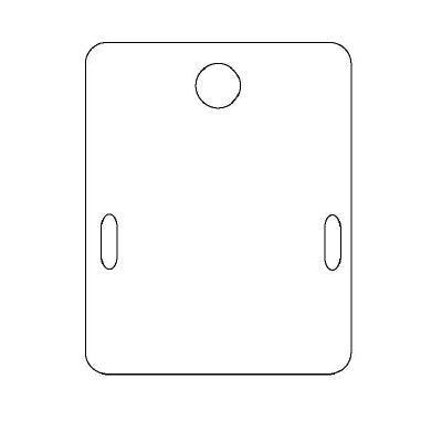 Byoux-kaartje type 11 - bxh 60x75 mm