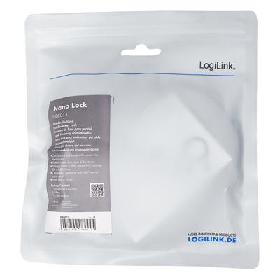 LogiLink Laptopslot Sleutelslot Incl. 2 sleutels 15 mm NBS013