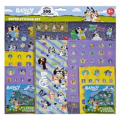 Undercover Super sticker set bluey - 500+st.