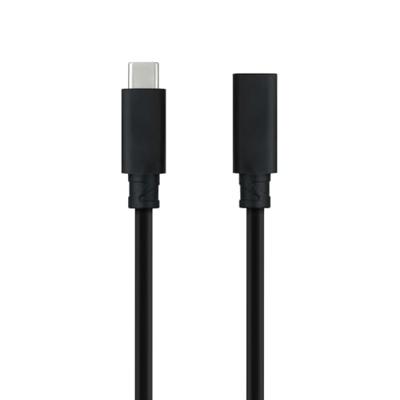 NanoCABLE 10.01.4501 Gen2X2 USB 3.2-kabel, 100 W, 4 K/60 Hz, USB-C/M, zwart, 1 m