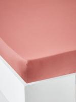 Effen hoeslaken kind Oeko-Tex® terracotta - thumbnail