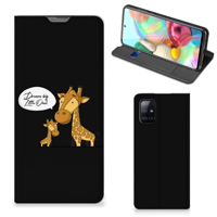 Samsung Galaxy A71 Magnet Case Giraffe - thumbnail