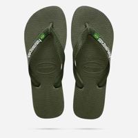 Havaianas Brasil Logo Slipper Green Olive 930 - thumbnail
