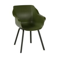 Hartman Tuinstoel 'Sophie' met armleuning, kleur Groen - thumbnail