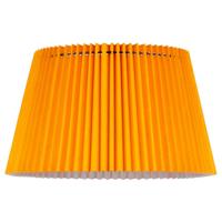 Papieren Gevouwen Lampenkap - Conisch - Oranje - ø40 x 24 cm - E27 fitting - Voor Staande Lamp - Ontworpen voor woonkamer en eetkamer - thumbnail