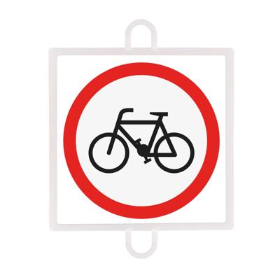 TRAFFIC PROHIBITION SIGN PANEL NO. 2 (CYCLES)