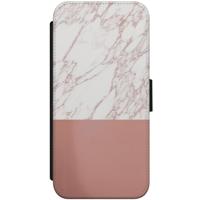 iPhone 8 / 7 flipcase - Marmer rosegoud twist - thumbnail