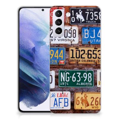 Samsung Galaxy S21 Plus | Siliconen hoesje | met foto Kentekenplaten Samsung Galaxy S21 Plus | Siliconen hoesje | met foto Kentekenplaten