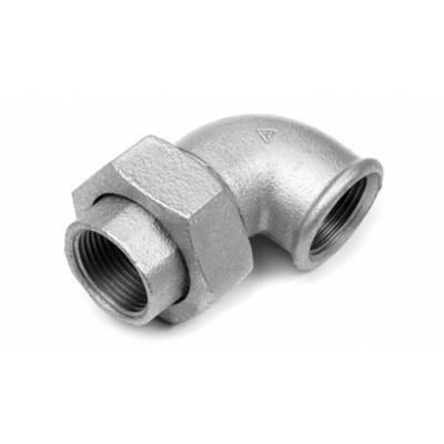 Haakse Koppeling 90gr Nr.96 Gegalvaniseerd 3/8