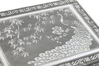 Doos-Juwelenkistje Home ESPRIT Groen Zilverkleurig Hout Aluminium 22,5 x 17,5 x 7,6 cm - thumbnail