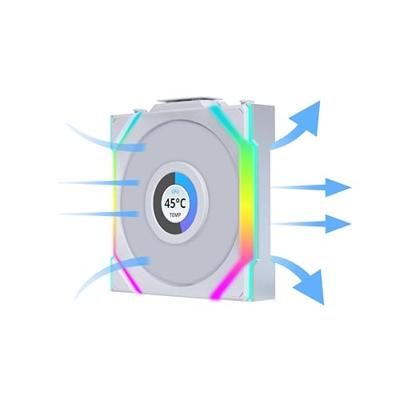 Lian Li UNI FAN SL Wireless LCD 120mm 3-Pack White