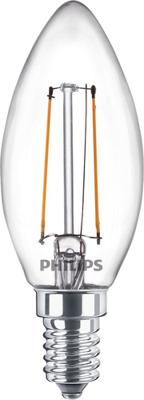 Philips LED 77753100 LED-lamp Energielabel E (A - G) E14 Kaars 2 W = 25 W Warmwit (Ø x h) 3.5 cm x 9.7 cm Filament / Retro-LED 1 stuk(s)