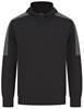 Finden+Hales FH341 Adult's Team Hoodie - Black/Gunmetal Grey - XS