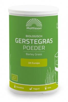 Mattisson HealthStyle Biologische Gerstegras Poeder Mattisson HealthStyle Biologische Gerstegras Poeder