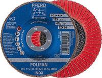 PFERD TOOLS 67711580 PFC 115 CO-FREEZE 80 SG INOX Lamellenschijf Diameter 115 mm Boordiameter 22.23 mm Legering op nikkelbasis, Superlegeringen op nikkel- of - thumbnail