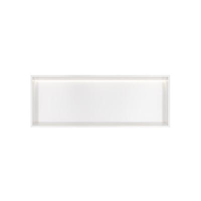 Hotbath &MORE Inbouwbox of inbouwnis - 30x80x10 - with LED IP44 - Mat wit BOX080LWH
