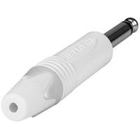 Neutrik NP2X-WT Jackplug 6,35 mm Stekker, recht Aantal polen: 2 Mono Wit 1 stuk(s) - thumbnail