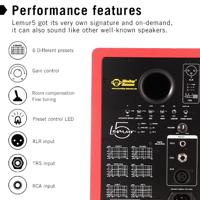 Monkey Banana Lemur5 Rood - thumbnail