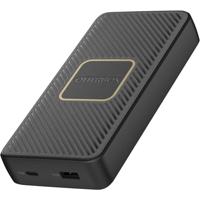 OtterBox Dual Port Fast Charge Power Bank 15000 mAh 18W + Qi Wireless Charger 10W Black - thumbnail