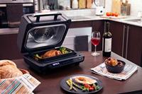 SOGO Human Technology Tafelgrill 4 l 1700 W max. Oververhittingsbeveiliging, Timerfunctie, Traploze temperatuurregeling, BPA-vrij Zwart, RVS - thumbnail