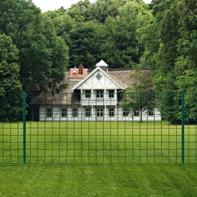 VidaXL Euro hek 20x1 m staal groen