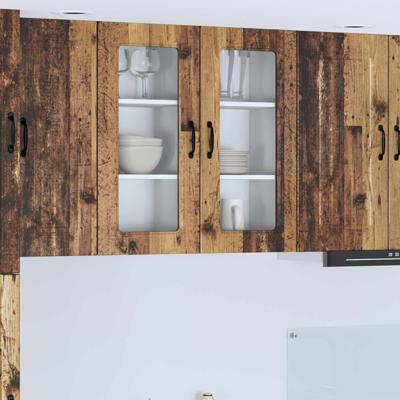 Keukenkast Kalmar 2 pcs Oudhout 40 x 31 x 80 cm Bewerkt hout