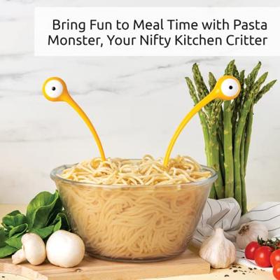 Pasta monsters opscheplepels (set van 2) - Geel Pasta monsters opscheplepels (set van 2) - Geel