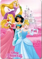 Disney Princess Castle Fleece deken 100 x 140 cm - thumbnail