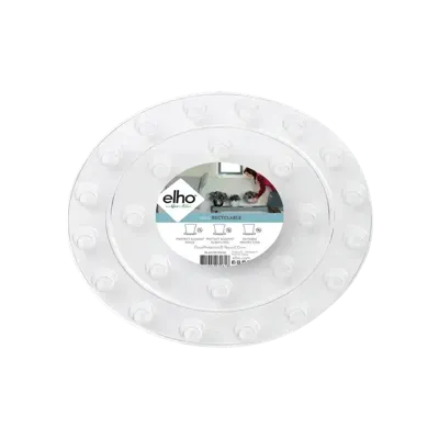 Elho floorprotector rond onderzetter 18 cm transparant