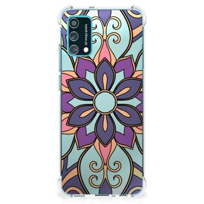 Samsung Galaxy M02s | A02s Case Purple Flower Samsung Galaxy M02s | A02s Case Purple Flower