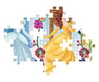 Clementoni legpuzzel super color disney prinses, 104st. - thumbnail