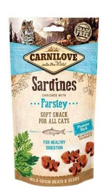 CARNILOVE Semi-Moist Snack Sardines & Parsley - Kattensnoepje met sardines en peterselie - 50 g