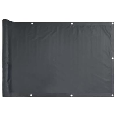 Balkonscherm 120x400 cm oxford stof antraciet