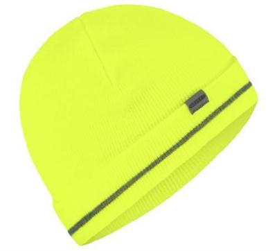 DASSY gebreide muts xipe fluogeel