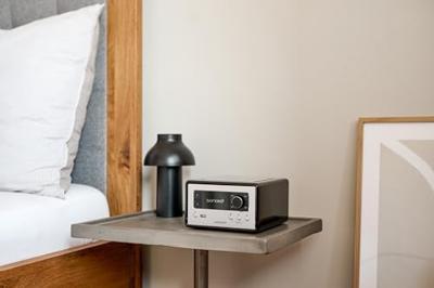 Sonoro Relax X internet radio met Wi-Fi, Spotify Connect, FM/DAB+ radio en Bluetooth - Zwart