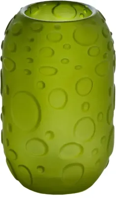 Light & Living theelichthouder glas finley 8x13cm lichtgroen