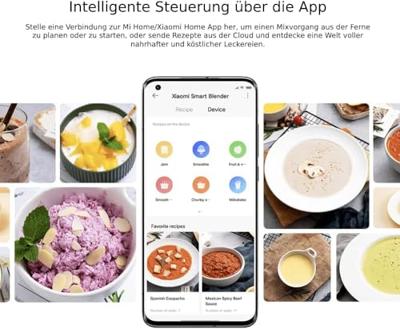 Xiaomi Xiaomi Smart Blender 1000W 1,6l - White Blender 1000 W Wit Xiaomi Xiaomi Smart Blender 1000W 1,6l - White Blender 1000 W Wit