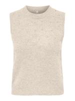 Only Onlrenata Life Sl O-neck Pearl Vest Knt Trui Korte Mouw Whitecap Gray - thumbnail