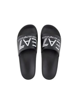 EA7 Emporio Armani Slippers Heren Zwart - Maat 41 - Kleur: Zwart | Soccerfanshop EA7 Emporio Armani Slippers Heren Zwart - Maat 41 - Kleur: Zwart | Soccerfanshop