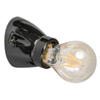 ETH Porseleinen wandlampVintage Oblique zwart - 05-FK8819-30 - thumbnail