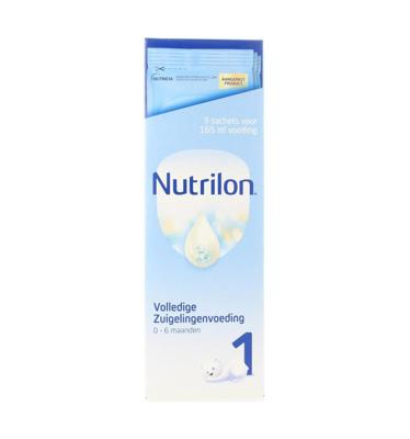 Nutrilon 1 Zuigelingenvoeding 3-pack Portieverpakking 0-6 Maanden