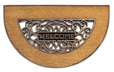 Mathara Welcome Natural 45x75 HR deurmat Hamat - Hamat Mathara Welcome Natural 45x75 HR deurmat Hamat - Hamat