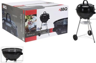 ProGarden Barbecue bolvormig zwart
