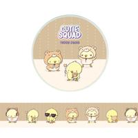 CutieSquad Washi tape - Teddy Ducks - thumbnail